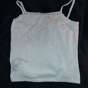 EASEL 90s Knit Beaded Camisole Vintage NWT $80